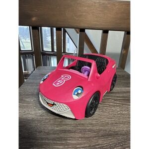 Fisher-Price Little People Barbie Pink Convertible Cruiser Car ONLY Sounds Work